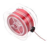 Operitacx Hilo Elástico Rojo para Hacer Pulseras Cuentas, 0,6 Mm de Diámetro, Material Plástico Flexible para Manualidades y Bisutería Fácil de Usar