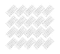 Operitacx Hojas de Etiquetas Adhesivas para Evitar Confusiones 20 Material PVC Resistente para Botellas de Viaje y Champú en Baños y Viajes