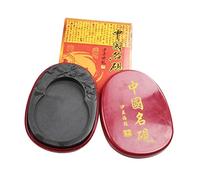 Operitacx Inkstone con Tapa para Caligrafía Piedra Natural de Accesorio para y Escritura Plato para Tinta de Pincel Suministro para Molienda de Tinta