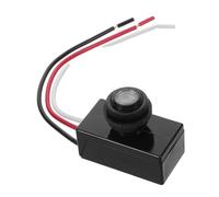 Operitacx Interruptor de Luz Automático para Exteriores con Control Fotoeléctrico Crepuscular Voltaje Adaptable Diseño Robusto y Protección contra Sobrecarga para Iluminación Callejera y