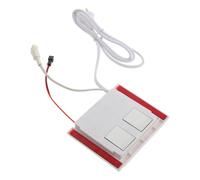 Operitacx Interruptor Táctil Doble para Espejo de Baño Regulación | Compatibilidad, Módulo Sensor LED Oculto, Rendimiento Estable en Humedad, Panel Compacto Blanco