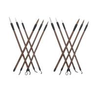Operitacx Juego de 12 Pinceles para Caligrafía China y Dibujo, Set de Plumas de Pincel para Principiantes, Variedad de Tamaños, Pelo Duradero para Práctica Artística y Escritura Tradicional