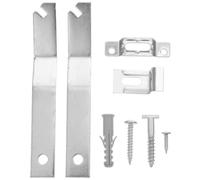 Operitacx Juego De 2 Ganchos Antirrobo Para Cuadros Soportes De Seguridad Para Colgar Marcos De Fotos Hasta 24 Pulgadas Kit Profesional Para Museos Y Galerías FáCil InstalacióN En Paredes De Yeso Y