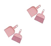 Operitacx Juego De 2 Uds De Rubor Rosa Juego De Brillo De Labios Limpiador De Jaulas Suministros Para El Hogar Herramientas De Limpieza Mini Plato Combinado Rosa Utensilios De