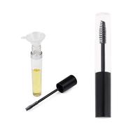 Operitacx Juego de 3 Tubos de Rímel Vacíos de 10ml, Plástico, con Aplicador de Pestañas y 3 Embudos, Fácil de Llenar Fugas Color Aleatorio