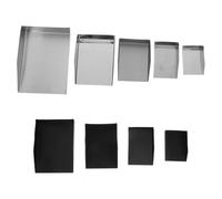 Operitacx Juego de 9 Palas para Joyería en Acero Inoxidable, Cucharas Pequeñas para Cuentas de Cristal y Piedras Preciosas, Herramientas Precisas para Artesanía y Clasificación de