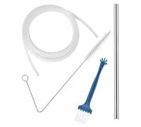 Operitacx Juego de Mangueras de Silicona para Espumador de Leche, Kit de Reemplazo Compatible con Cafeteras de Marca Reconocida, Accesorio para Máquina Expreso Boquilla para Leche, Limpieza