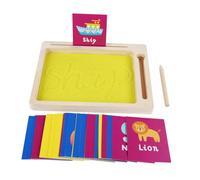 Operitacx Kit De Juguetes De Arena Montessori para Bandeja De Escritura Creativa y Actividades Educativas Fomenta La Expresión Artística y Habilidades De Escritura La Educación Infantil