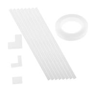 Operitacx Kit Organizador de Cables para Pared Cubre Cable Ligero y Portátil Instalación Sencilla Sistema Ocultación Cableado para TV y Dispositivos Color Blanco