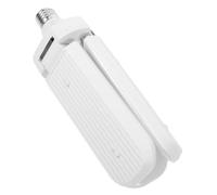 Operitacx Lámpara Garaje LED Triple Panel Ajustable Plegable Luz Techo Alta Brillo para Taller Sótano