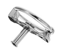 Operitacx Llamador de Puerta Exterior de Aleación de Zinc Diseño Minimalista Forma de Anillo Resistente y Seguro para Proteger Entrada Principal del Hogar