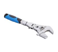Operitacx Llave de Trinquete Reversible Ajustable con Apertura Telescópica y Rotación para Doméstico y Mecánico Robusta y Duradera