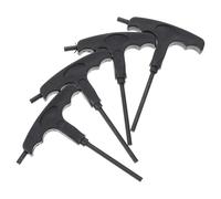 Operitacx Llave Tipo T para Patines de Hielo y Ruedas, Juego de 4 Piezas, Acero Seguro y Duradero, Herramienta para Desmontar Tornillos y Accesorios para Patinaje en Deportes al Aire Libre