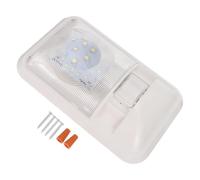 Operitacx Luz LED de Techo para Rv y Camión con Interruptor de 3 Vías, Luz White Cómoda, Lámpara Interior Abs para Vehículo 12v