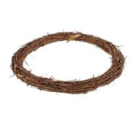 Operitacx Marco Estético de Vid Natural para Manualidades y Arreglos, Anillo de Vid Firme y Versátil para Ambiente Elegante y Bodas, 1 Pieza