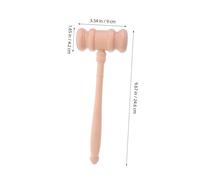 Operitacx Martillo de Juez de Madera Herramienta Judicial Precisa para Sala de Audiencias Diseño Resistente para Decisiones Rápidas y Autoridad Juicios