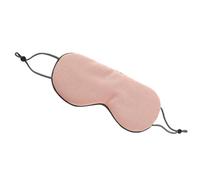 Operitacx Máscara para Ojos de Seda Fría y Cálida, Doble Cara, Transpirable y Ajustable, Color Gris Claro y Rosa Raíz de Loto, Antifaz para Dormir y Viajes, Bloquea Luz y Alivia Estrés