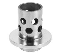 Operitacx Matraz de Fundición Perforado de Acero Inoxidable 5 Cm, Molde para Fabricación de Joyas Ventilación Óptima y Alta Resistencia, Herramienta Profesional para Fundición de Cera