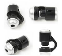 Operitacx Microscopio Lupa y Clip para Teléfono Móvil, Color Negro, Zoom 30x Luz LED Integrada, para Joyería, Monedas y Manualidades, Portátil y Fácil de Usar