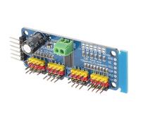 Operitacx Módulo de Control de Servomotores Pwm de Canales para Proyectos de Robótica y DIY Tablero Compatible con Microcontroladores para Principiantes y Profesionales