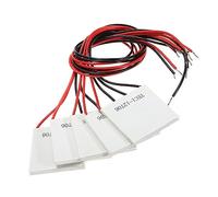 Operitacx Módulo de Enfriamiento Termoeléctrico Tec1-12706 12v 6A 40Mm X 40Mm X 3.6Mm 5 Unidades Enfriador Peltier para CPU y Bebidas Alta Eficiencia