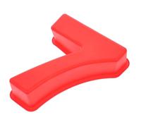 Operitacx Molde de Silicona Rojo Fácil de Usar y Antiadherente para Pastel Números Adecuado para Hornear en Establecimientos y Uso Profesional de Máquinas de Chocolate