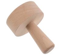 Operitacx Molde Redondo de Madera para Mini Tartaletas de Huevo Prensa para Masa Que Mejora la Uniformidad y Grosor en Repostería Diaria y Cocina