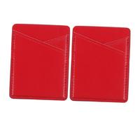 Operitacx Monedero para Celular 2 Piezas Diseño Antideslizante y 2 Ranuras para Tarjetas, PU, Organizador de Tarjetas para Smartphone