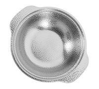 Operitacx Olla de Estilo Japonés Doble Asa de Acero Inoxidable para Cocinar Ramen y Sukiyaki, Resistente y Adecuada como Obsequio para Amigos o Familia