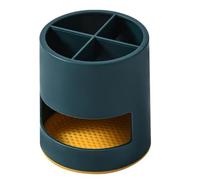 Operitacx Organizador de Cocina Escurridor Multifuncional Ligero de Abs Verde Estilo Nórdico Soporte de Mesa para Almacenamiento Práctico para Palillos y Utensilios Reutilizable