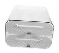 Operitacx Organizador de Huevos para Refrigerador Caja Apilable de Doble con Diseño Rodante Capacidad para Huevos Recipiente Reutilizable para Cocina y Refrigeración Color