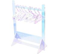 Operitacx Organizador de Pendientes de Acrílico con Percha Pequeña, Soporte Estable para Exhibir y Almacenar Pendientes en Casa o Tienda, Diseño Simple y Elegante
