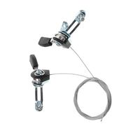 Operitacx Palancas de Cambio Divididas para Bicicleta de Montaña y Carretera, de Aluminio Duradero, Agarre Ergonómico, Kit de 2 Piezas, Compatibles Manetas de Cambio, Actualización de