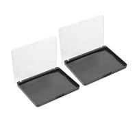 Operitacx Paleta de Sombras de Ojos Magnética Vacía de 2 Piezas Estuche para Rubor y Correctores, Diseñada para Uso Profesional y Diario