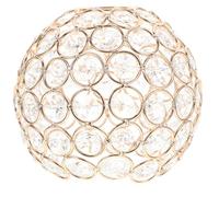 Operitacx Pantalla de Lámpara de Techo de Cristal Dorado Accesorio Decorativo para Lámpara de Diseño Elegante y Duradero Diámetro de Altura de Compatible de Chimenea