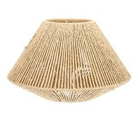 Operitacx Pantalla De Mimbre Pantalla Lampara Pantalla De Tejida Colgante De Ratán Cubierta De Lámpara De Marina Sombra Ligera Tejida Retro Techo Cuerda De Papel Cuerda De Luz