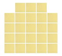 Operitacx Papel para Hornear Antigrasa Amarillo para Alimentos Seguro para Hornear 100 Piezas Adecuado para Envolver Sándwiches y Exhibir Comida