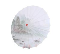 Operitacx Paraguas de Papel al Óleo Estilo Antiguo, Paraguas Clásico Decorativo para Fotografía y Teatro, Tela Mango de Madera, Accesorio Vintage para Danza y Disfraz, 1 Color Aleatorio