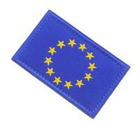 Operitacx Parche Aplicación Fácil Unión Europea Bordado Bandera en Nylon Azul y Sujeción Segura para Mochilas y Sombreros en Viajes y Decoraciones