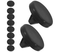 Operitacx Pastillas de Freno Almohadilla para Interruptor de Pedal 20 de Plástico Negro Instalación Sencilla para Pedal de Coche Compatibles Varios Modelos de Automóvil