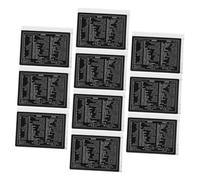 Operitacx Pegatinas para Teclado de Portátil Vinilo Laminado, 10 Piezas, Calcomanías Removibles de Atajos para Computadora, Guía de Referencia Rápida, Transparentes Residuos, Uso en Laptops