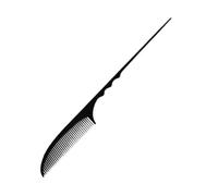 Operitacx Peine de Peluquería Antiestático de Material Pp, Peine Puntiaguda para Peinar, Resistente al Calor, Tamaño 22x2,4 Cm, Adecuado para Cabello Rizado y Método Curly, Uso Profesional