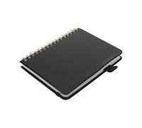 Operitacx Pequeña Libreta de Direcciones con Índice Alfabético A-z, Portátil en Color Negro, Material Pp y Papel, con Soporte para Bolígrafo Adecuado para Estudiantes y Profesionales