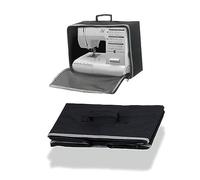 Operitacx pequeña máquina de Coser Accesorios Maleta Bolsa de Viaje Bolsos Bolso a Prueba de Polvo Cubierta de Tela Oxford Universal valija Funda de sofá Materiales de Costura