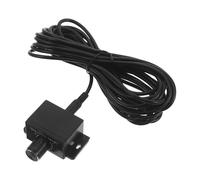 Operitacx Perilla de Volumen para Amplificador de Coche Negro Control Pasivo, Material Plástico y Aleación, Fácil Instalación y Ajuste de Graves para Sistema de Sonido Automotriz