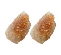 Operitacx Piedras de Sol en Bruto 2 Piezas, Tamaño 1-2 Cm, Cristal Natural Color Naranja Dorado, Piedras Energéticas para Meditación, Decoración Feng Shui y Reiki Hogar Varios estilos