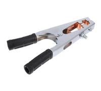 Operitacx Pinza de Puesta Tierra para Soldadura Abrazadera Resistente con Clip de Soldadura Electrochapado Herramienta Segura y Duradera para Máquinas de Soldar