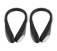 Operitacx Pinzas Luminosas para Zapatos de Ciclismo y Running, 2 Piezas Abs Super Ligeras Luz de Advertencia para Mayor Seguridad Deportiva Nocturna