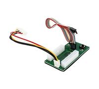 Operitacx Placa de Energía Síncrona para Pc, Adaptador de Fuente de Alimentación ATX de 24 Conectores, Control Manual Auxiliar Consumo