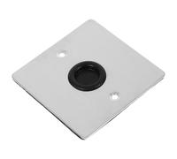 Operitacx Placa de Pared Metálica Ciega 86 Acero Inoxidable Salida para Cable, Tapa de Cubierta para Enchufes Eléctricos, Protección Segura para Corriente en Pared, Uso en Techos y Paredes